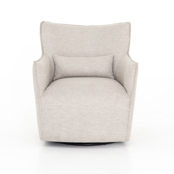Kimble Swivel Chair-Four Hands-FH-106086-015-Lounge ChairsNoble Platinum-3-France and Son