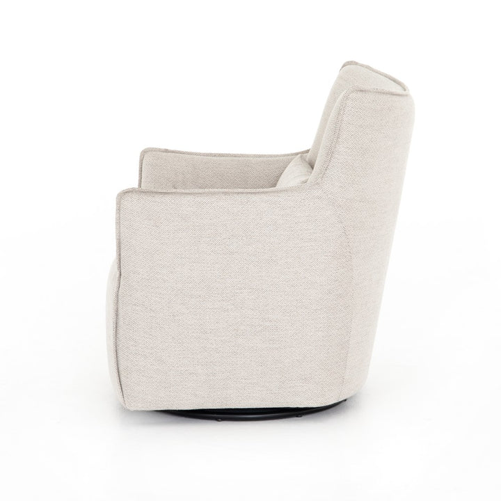 Kimble Swivel Chair-Four Hands-FH-106086-015-Lounge ChairsNoble Platinum-4-France and Son