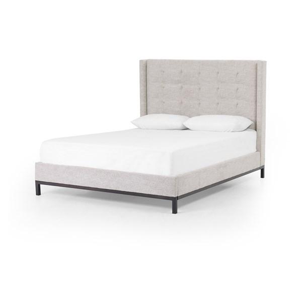 Newhall Bed - Tall-Four Hands-FH-106113-009-BedsKing-Plushtone Linen-8-France and Son