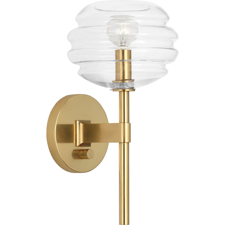 Horizon Wall Sconce-Robert Abbey Fine Lighting-ABBEY-CL66-Wall LightingClear-1-France and Son
