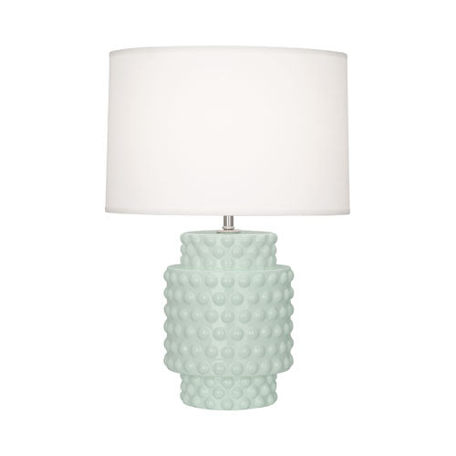 Small Dolly Accent Lamp-Robert Abbey Fine Lighting-ABBEY-CL801-Table LampsCeladon-10-France and Son