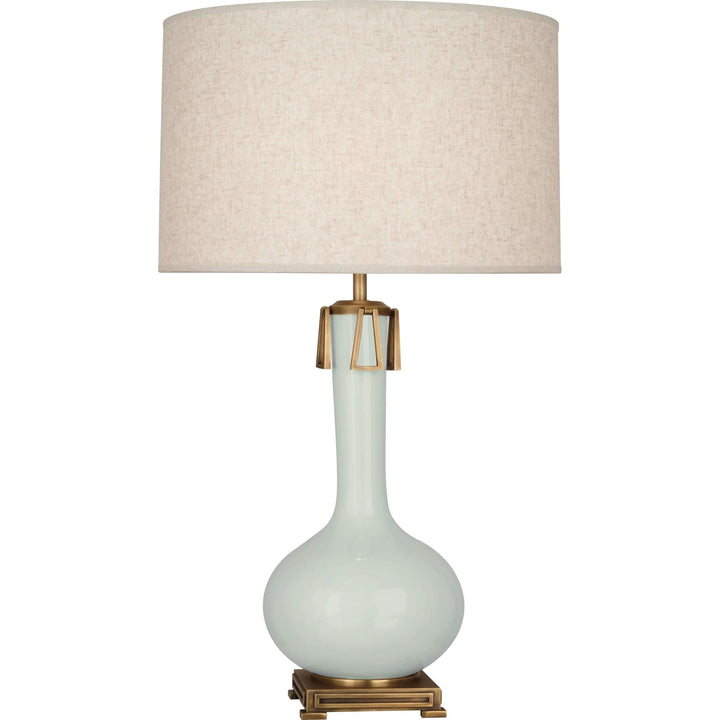 Athena Table Lamp-Robert Abbey Fine Lighting-ABBEY-CL992-Table LampsCeladon-8-France and Son