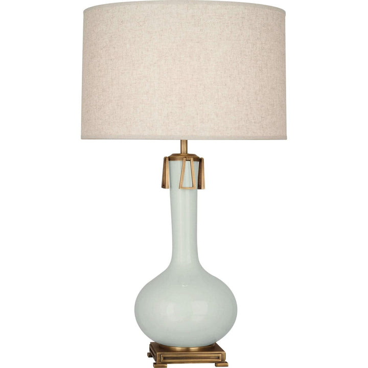 Athena Table Lamp-Robert Abbey Fine Lighting-ABBEY-CL992-Table LampsCeladon-8-France and Son