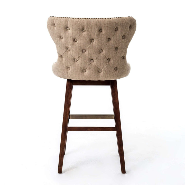 Julie Swivel Counter Stool - Hyde Clay-Four Hands-STOCKR-CLIN-R1K-030-Bar Stools-6-France and Son