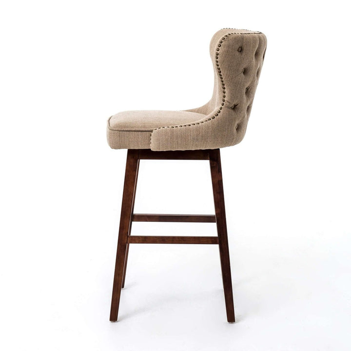 Julie Swivel Counter Stool - Hyde Clay-Four Hands-STOCKR-CLIN-R1K-030-Bar Stools-5-France and Son