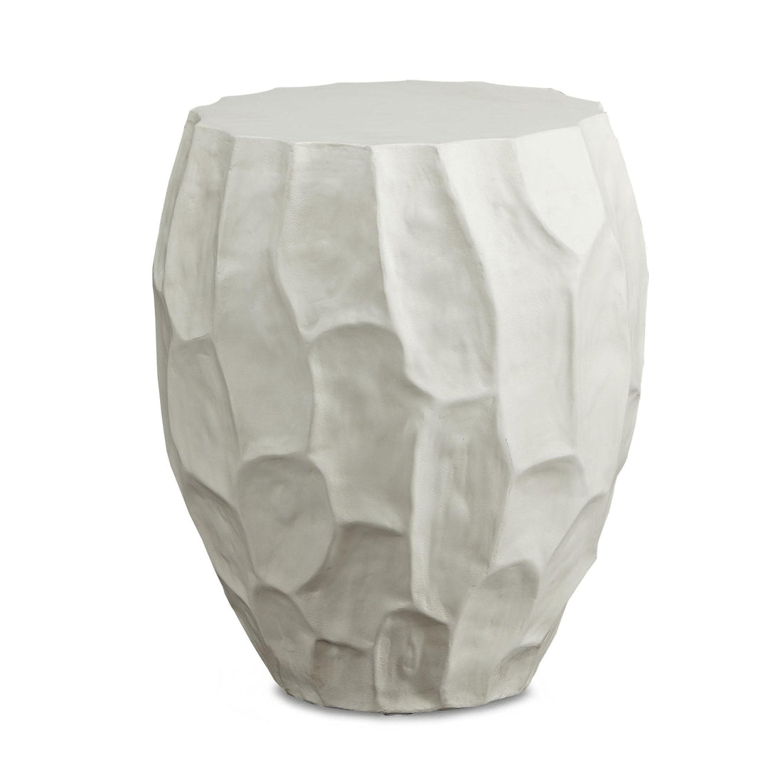 Tambour Side Table-Precedent-STOCK-Precedent-CL-335-Side TablesWhite Plaster-1-France and Son