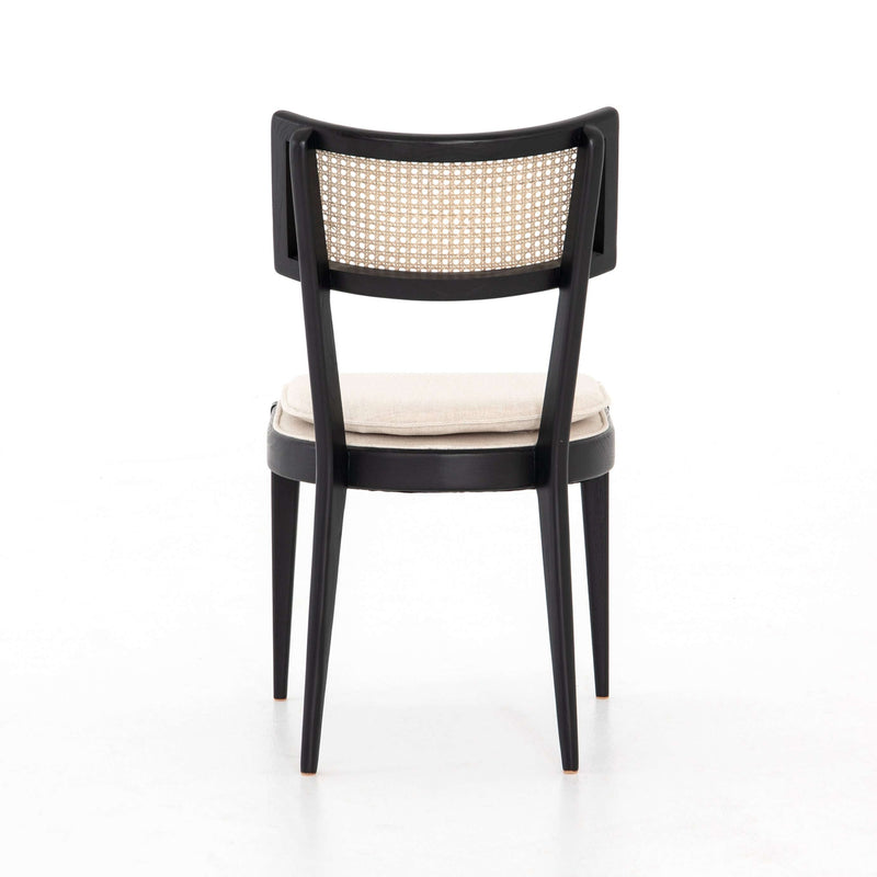 Britt Cane Dining Chair-Four Hands-FH-109519-007-Dining ChairsBrushed Ebony-6-France and Son