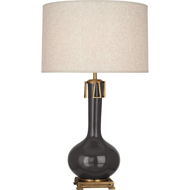 Athena Table Lamp-Robert Abbey Fine Lighting-ABBEY-CR992-Table LampsAsh-4-France and Son