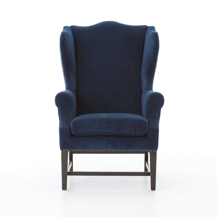 Wing Chair - New Navy-Four Hands-FH-CSD-0026-Lounge Chairs-2-France and Son