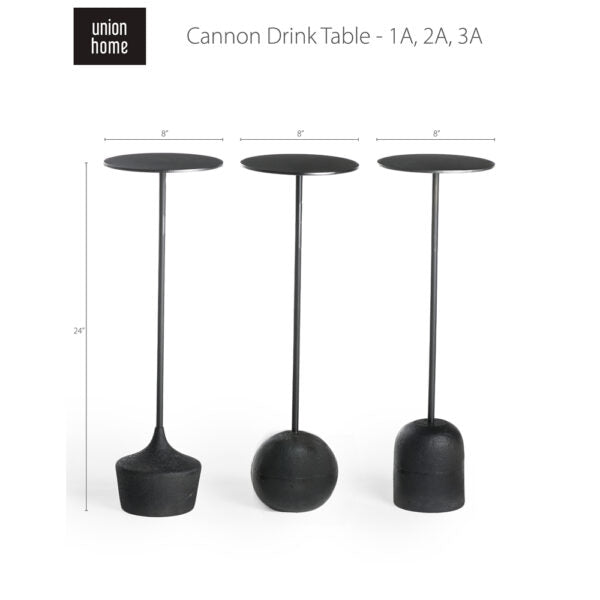 Cannon Drink Table Set 1A, 2A, 3A-Union Home Furniture-UNION-LVR00272-Side Tables-3-France and Son
