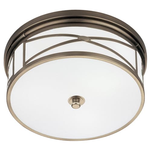 Chase Flushmount-Robert Abbey Fine Lighting-ABBEY-D1985-Flush MountsDark Antique Nickel-1-France and Son