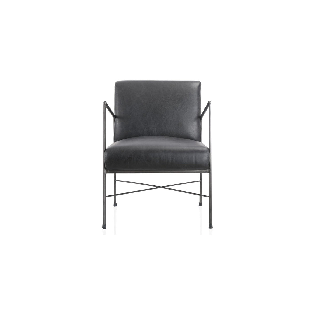 Dagwood Leather Arm Chair-Moes-MOE-PK-1089-14-Lounge ChairsCappuccino-9-France and Son