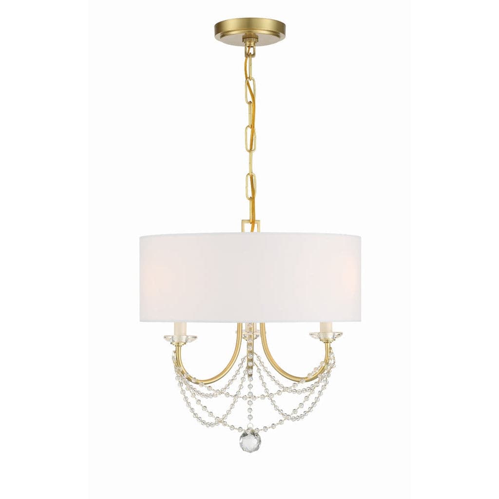 Delilah 3 Light Mini Chandelier-Crystorama Lighting Company-CRYSTO-DEL-90803-AG-ChandeliersAged Brass-1-France and Son