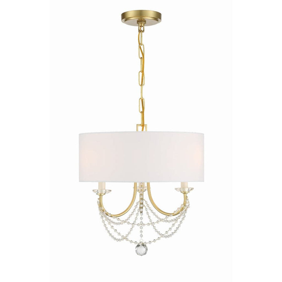 Delilah 3 Light Mini Chandelier-Crystorama Lighting Company-CRYSTO-DEL-90803-AG-ChandeliersAged Brass-1-France and Son