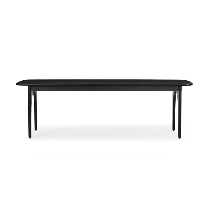 Luna Dining Table-Union Home Furniture-UNION-DIN00280-Dining TablesCharcoal Oil Finish-1-France and Son