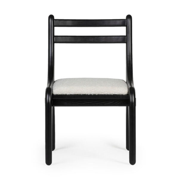 Luna Chair-Union Home Furniture-UNION-DIN00282-Dining ChairsCharcoal-3-France and Son