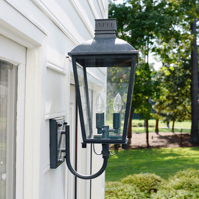 Dumont Outdoor 3 Light Wall Mount-Crystorama Lighting Company-CRYSTO-DUM-9802-GE-Wall Lighting-2-France and Son