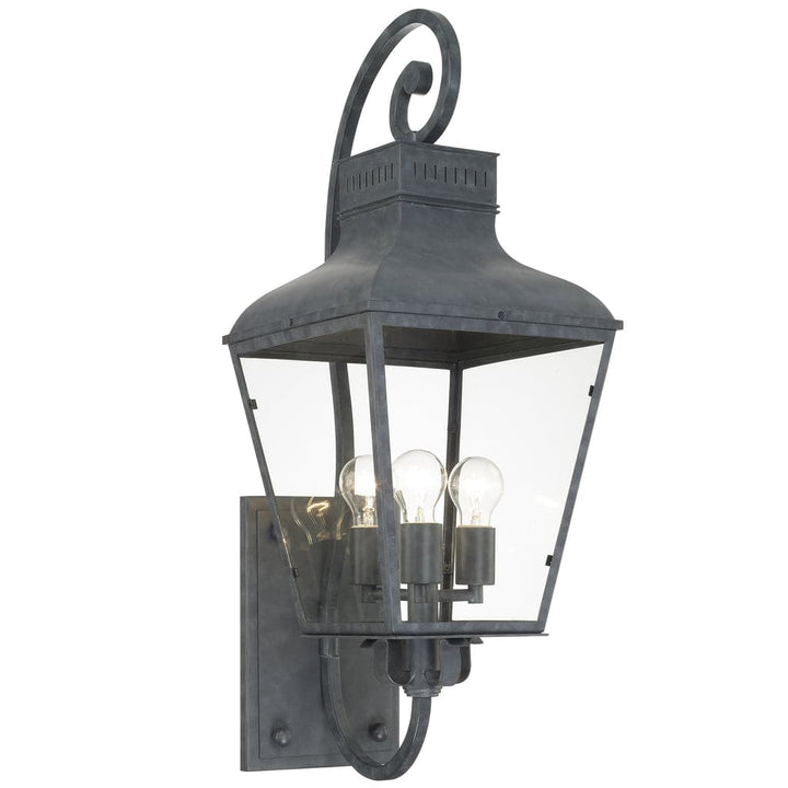 Dumont Outdoor 3 Light Wall Mount-Crystorama Lighting Company-CRYSTO-DUM-9803-GE-Chandeliers-1-France and Son