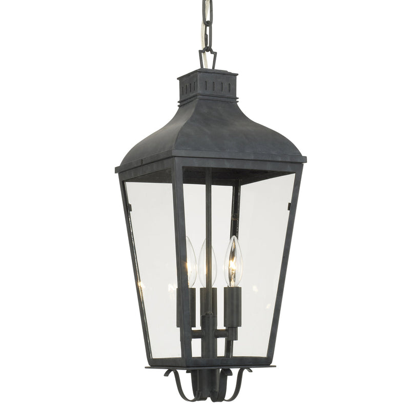 Dumont Outdoor 3 Light Chandelier-Crystorama Lighting Company-CRYSTO-DUM-9805-GE-Outdoor Chandeliers-1-France and Son