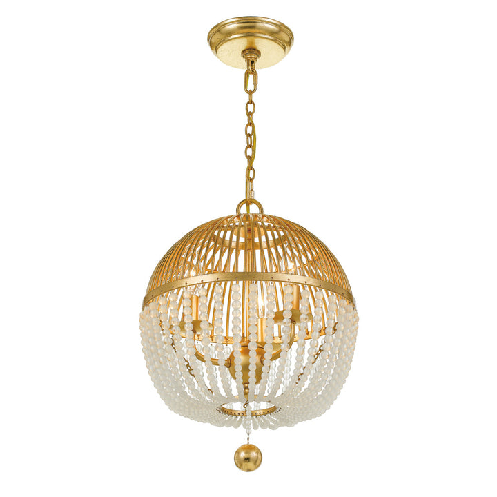 Duval 3 Light Chandelier-Crystorama Lighting Company-CRYSTO-DUV-623-GA-Chandeliers-1-France and Son