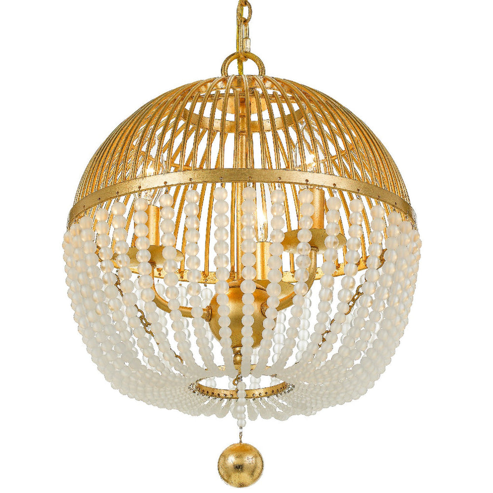 Duval 3 Light Chandelier-Crystorama Lighting Company-CRYSTO-DUV-623-GA-Chandeliers-2-France and Son