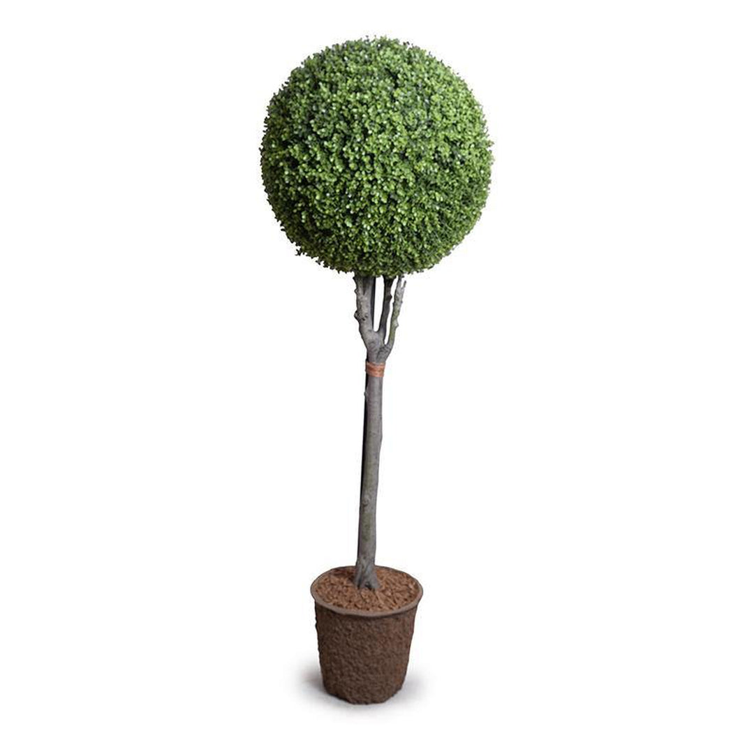 UV Stable Single Boxwood Topiary-New Growth Designs-NGD-E14013GR-Decor-1-France and Son