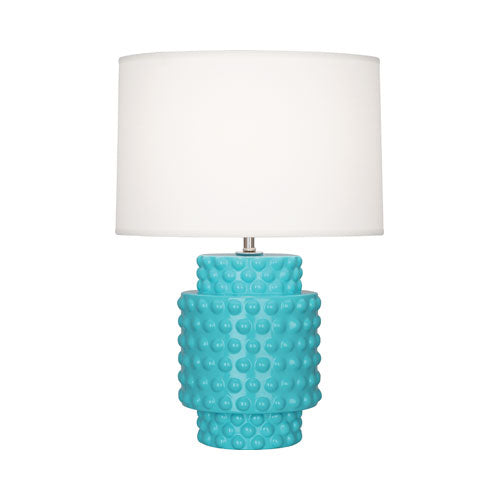 Small Dolly Accent Lamp-Robert Abbey Fine Lighting-ABBEY-EB801-Table LampsEgg Blue-13-France and Son