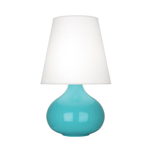 June Accent Lamp-Robert Abbey Fine Lighting-ABBEY-EB93-Table LampsEgg Blue-Oyster-81-France and Son