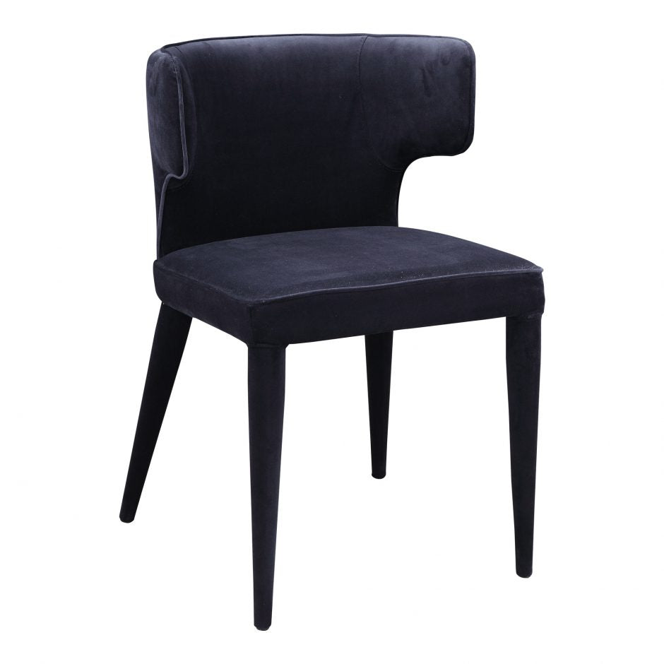 Jennaya Dining Chair Black-Moes-MOE-EH-1103-02-Dining Chairs-1-France and Son
