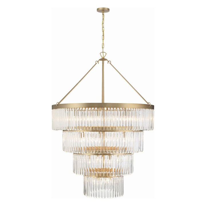 Emory 22 Light Chandelier-Crystorama Lighting Company-CRYSTO-EMO-5409-MG-ChandeliersModern Gold-3-France and Son