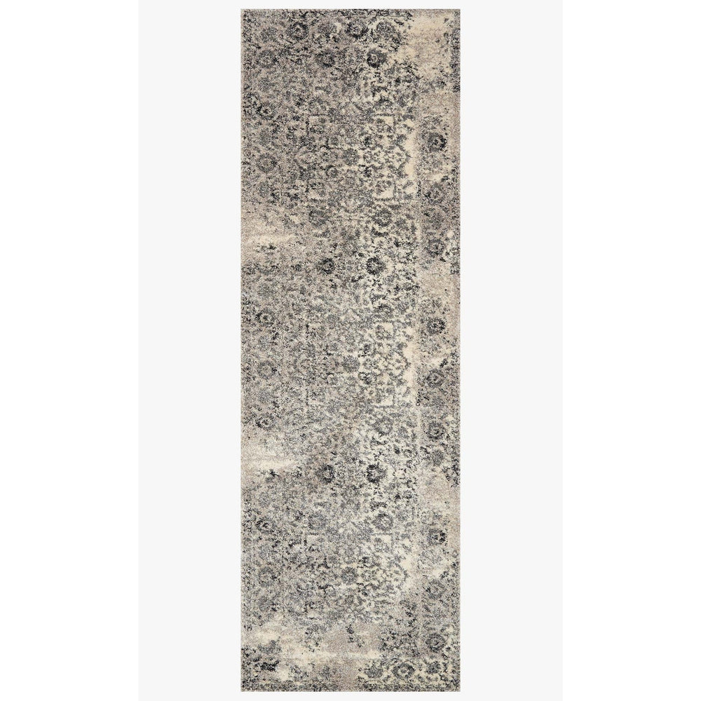 Emory EB-01 Ivory / Charcoal Area Rug-Loloi-LOLOI-EMOREB-01IVCC2577-Rugs2'-5" x 7'-7"-2-France and Son
