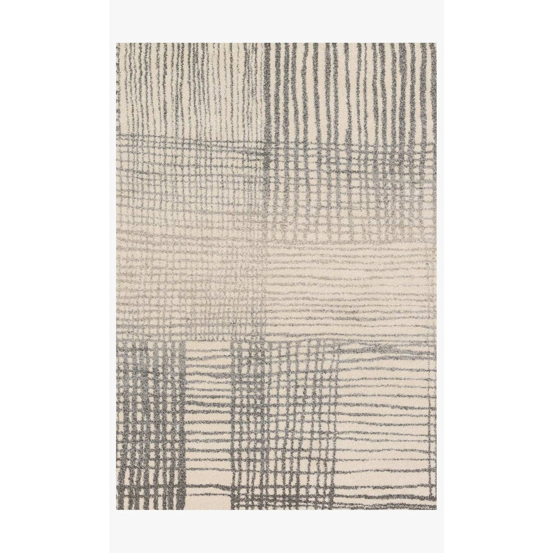 Emory EB-05 Ivory / Grey Area Rug-Loloi-LOLOI-EMOREB-05IVGY3A57-Rugs3'-10" x 5'-7"-1-France and Son