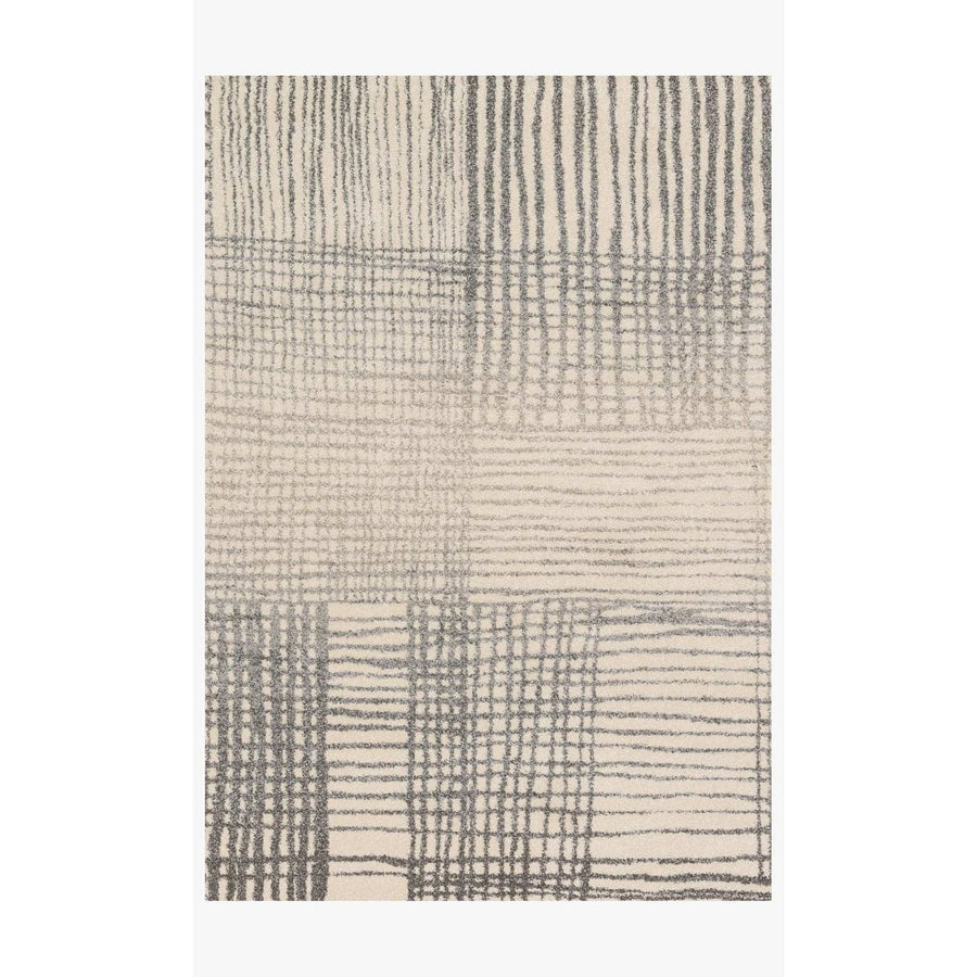 Emory EB-05 Ivory / Grey Area Rug-Loloi-LOLOI-EMOREB-05IVGY3A57-Rugs3'-10" x 5'-7"-1-France and Son