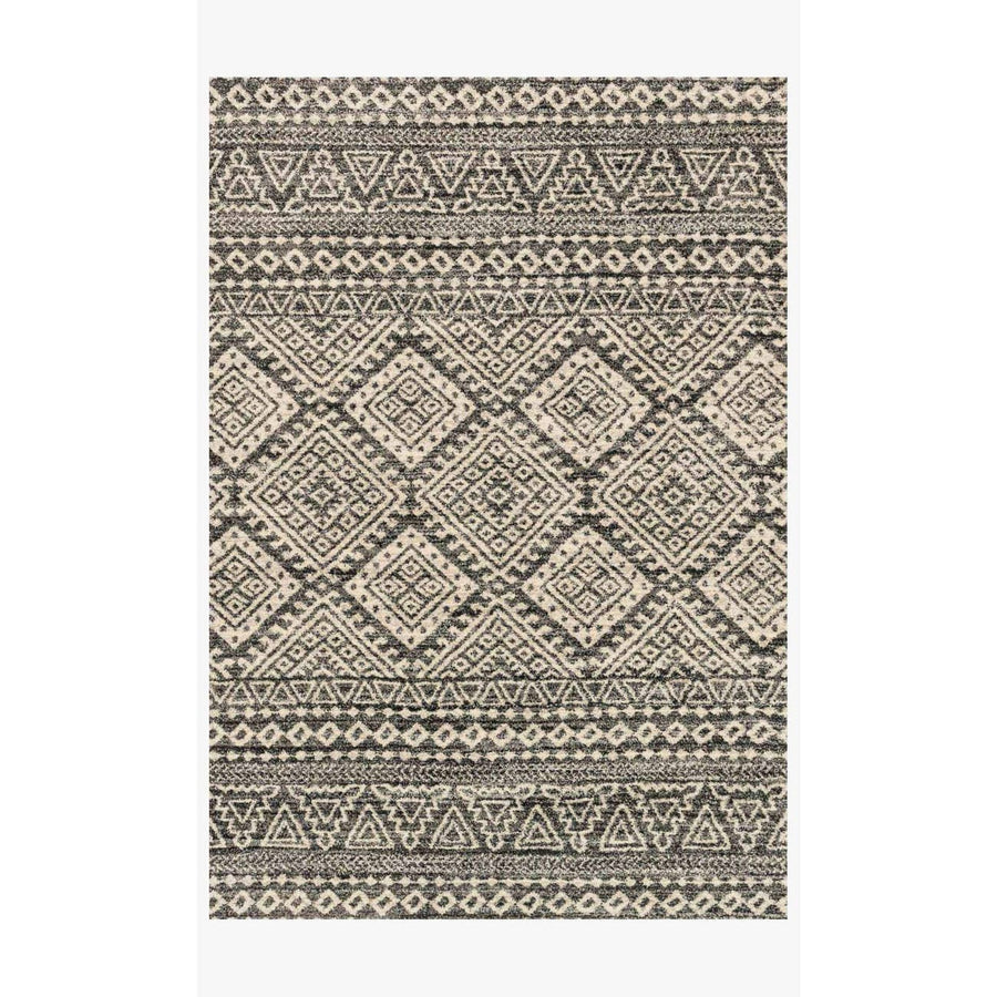 Emory EB-08 Graphite / Ivory Area Rug-Loloi-LOLOI-EMOREB-08GTIV3A57-Rugs3'-10" x 5'-7"-1-France and Son