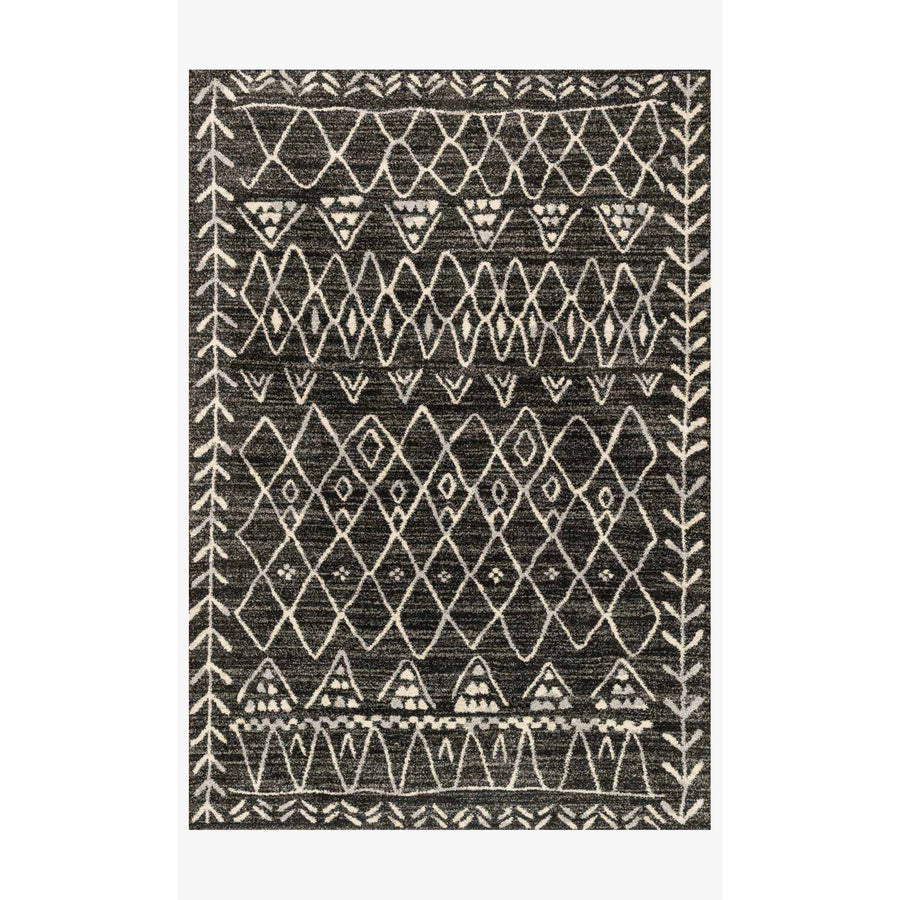 Emory EB-09 Black / Ivory Area Rug-Loloi-LOLOI-EMOREB-09BLIV2577-Rugs2'-5" x 7'-7"-1-France and Son