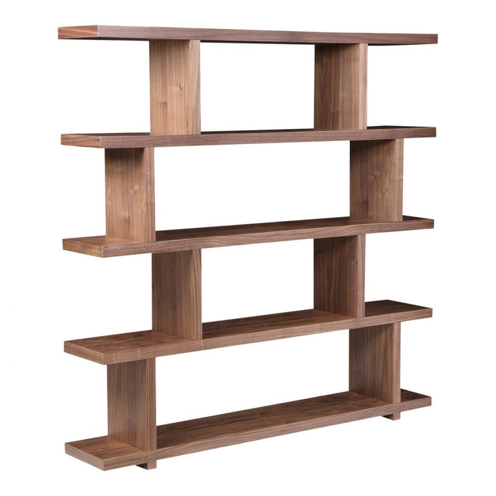 Miri Shelf Large Walnut-Moes-MOE-ER-1073-03-Bookcases & Cabinets-1-France and Son