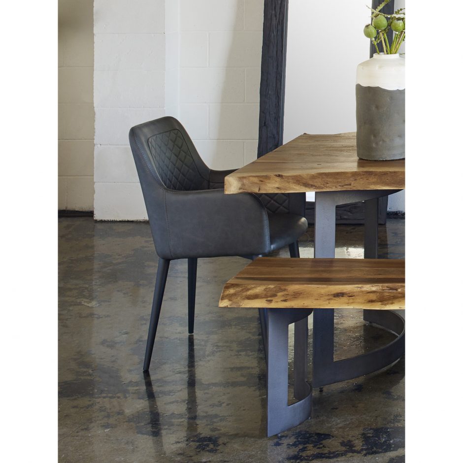 Cantata Dining Chair Black - Set Of Two-Moes-MOE-ER-2040-02-Dining Chairs-2-France and Son