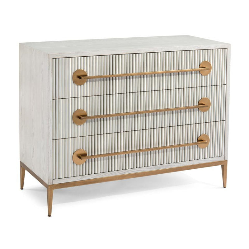 Carlyle Three-Drawer Chest-John Richard-JR-EUR-01-0302-Dressers-1-France and Son
