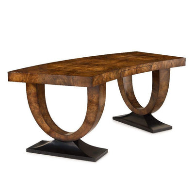 Curved Walnut Desk-John Richard-JR-EUR-02-0185-Desks-1-France and Son