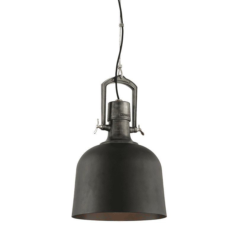 Hangar 31 1Lt Pendant Large Old Silver W/ Aged Brass Accents-Troy Lighting-TROY-F3546-Pendants-1-France and Son
