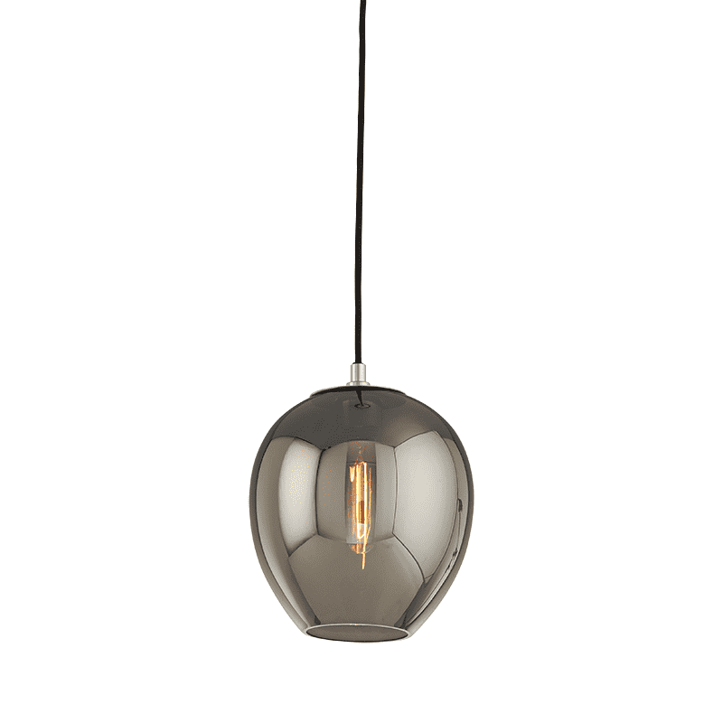 Odyssey 1Lt Pendant Mini Carbide Black And Polished Nickel-Troy Lighting-TROY-F4294-Pendants-1-France and Son