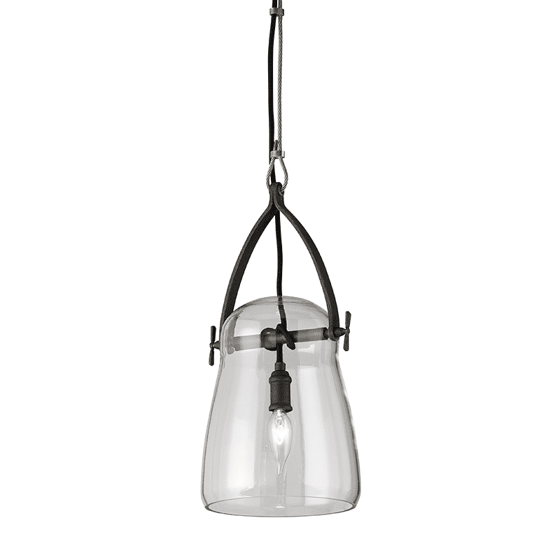Silverlake 1Lt Pendant Small French Iron-Troy Lighting-TROY-F5224-VBZ-Pendants-1-France and Son