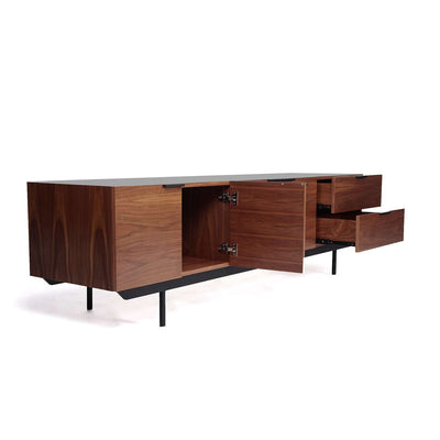 Motte TV Stand-France & Son-FB0310WALNUT-Media Storage / TV Stands-2-France and Son