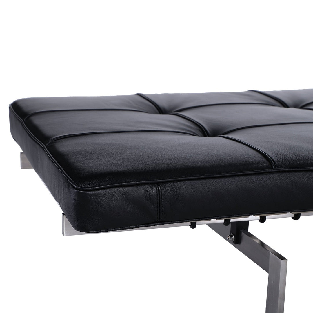 Poul Leather Daybed-France & Son-FB6639BLK-Daybeds-4-France and Son
