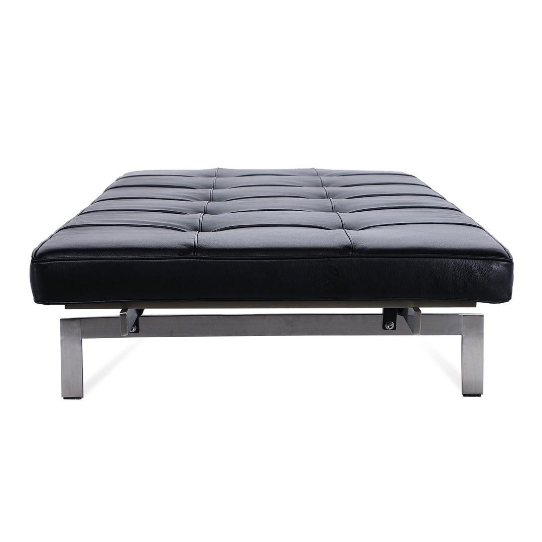 Poul Leather Daybed-France & Son-FB6639BLK-Daybeds-3-France and Son