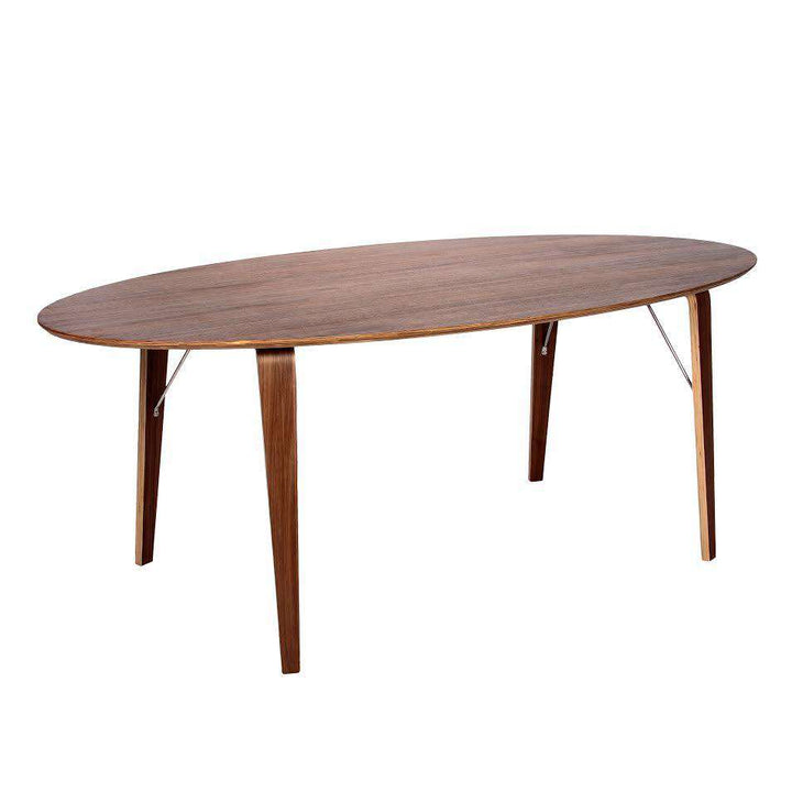 Norman Oval Dining Table - 70" Walnut
