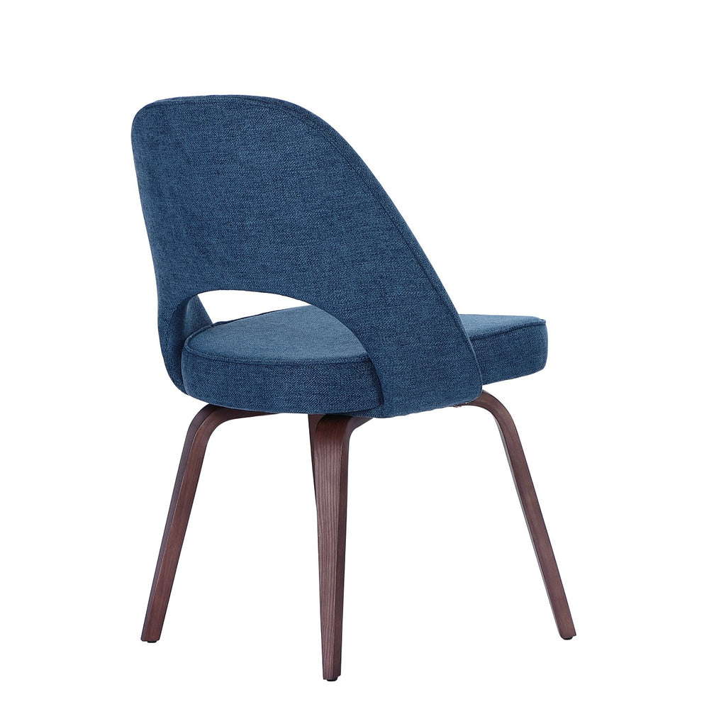 Mid Century Executive Side Chair-France & Son-FB9029BLUE-Dining ChairsBlue-2-France and Son