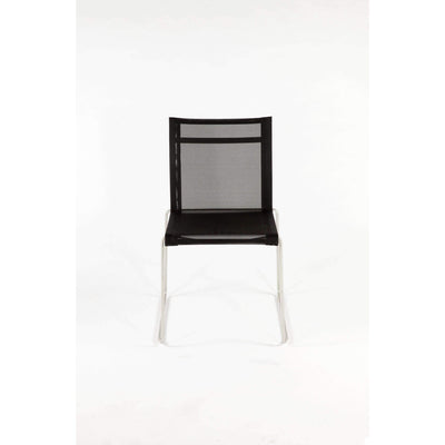 Lanai Side Chair - Outdoor-France & Son-FCC0701BLK-Outdoor Dining Chairs-4-France and Son