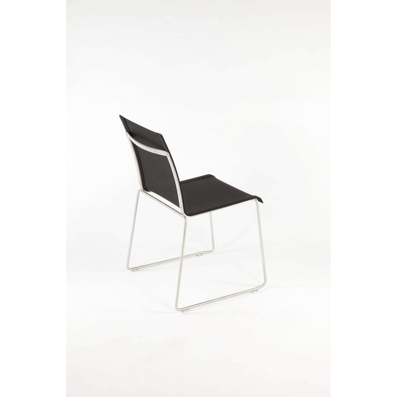 Lanai Side Chair - Outdoor-France & Son-FCC0701BLK-Outdoor Dining Chairs-3-France and Son