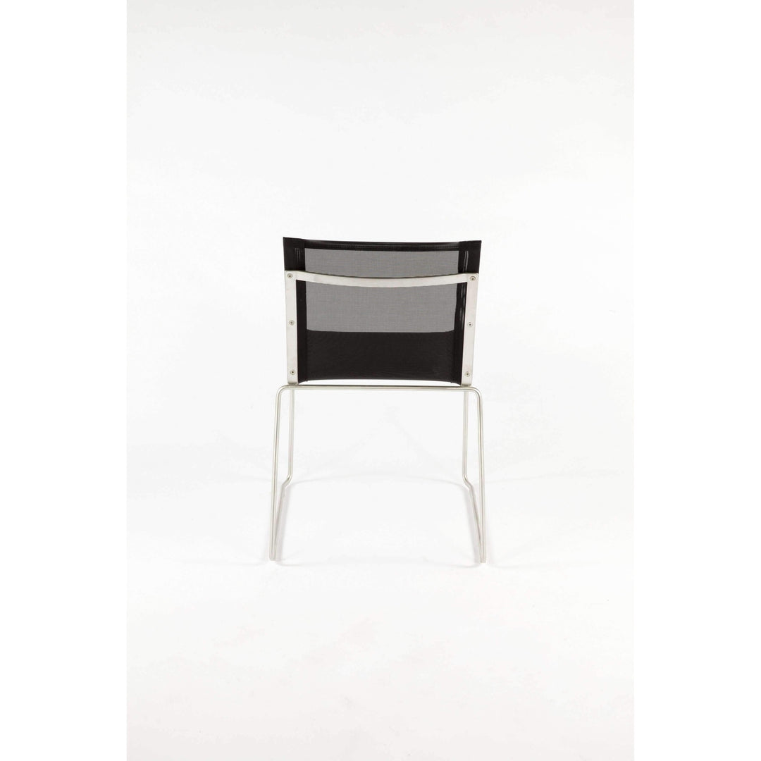 Lanai Side Chair - Outdoor-France & Son-FCC0701BLK-Outdoor Dining Chairs-5-France and Son